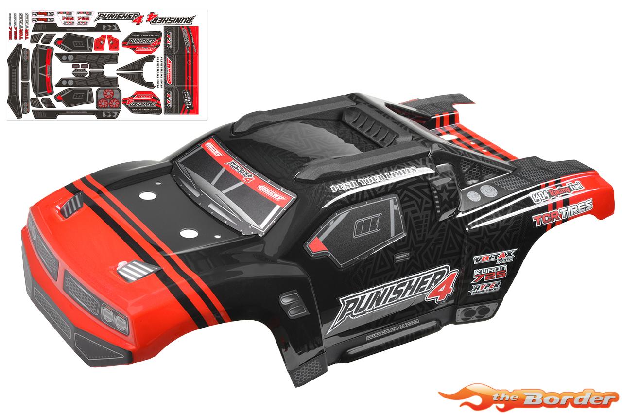 Corally Punisher 4 Body (Painted and cut) Red C-00180-1329-5