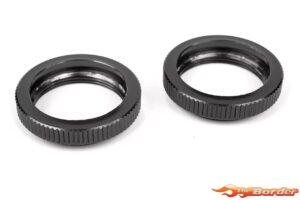Corally Shock Collar - Aluminum - Hard Anodised Black 2pcs C-00180-136-1