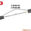 Corally Turnbuckle - M5 - 92mm - Spring Steel - 2 pcs C-00180-143-2 - Afbeelding 4