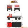 CrossRC Emo XXL Thunder Dragon 1/6 RTR 775 Brushed - Truck Version 90100223