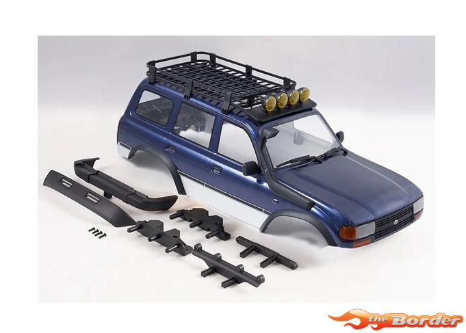 FMS Car Body Assembly Painted Blue - LC80 FCX10 & FCX10 Pro FMSC3736