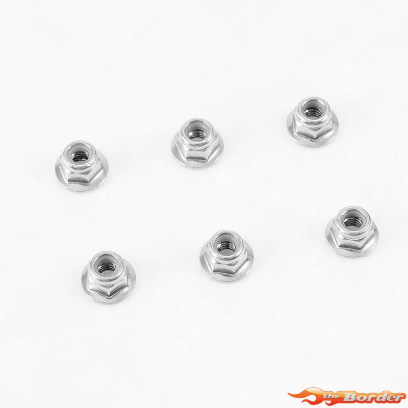 FMS Nylon Flange Lock Nuts M4 - 1/10 Ford F100 FMSC22119