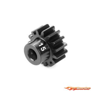 HUDY 15T Module 1 Pinion Gear - Hard Steel 294315