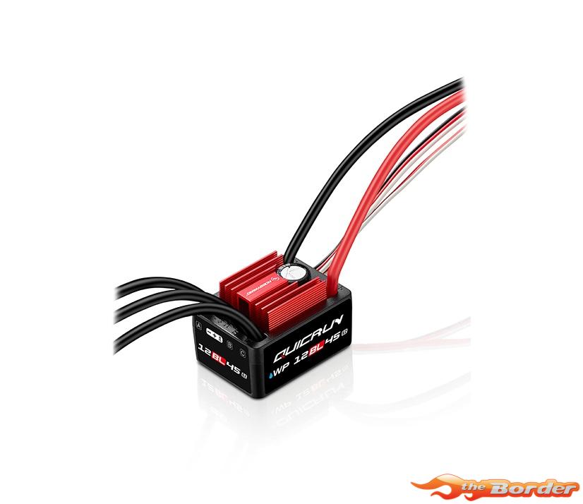 Hobbywing Quicrun WP12BL45 G2 45A 2S-3S 1/16 ESC 30107000 - Afbeelding 3