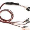 Kyosho LED Light Unit (400mm/2 Clear & 2 Red) 97054-4HR