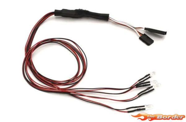 Kyosho LED Light Unit (400mm/2 Clear & 2 Red) 97054-4HR