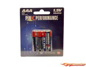 Pink Performance AAA Batterijen 1.5V (4 stuks) PPA-AAA