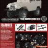 RC4WD Gelande II Kit w/Cruiser Hard Body Set RC4ZK0072 - Afbeelding 4
