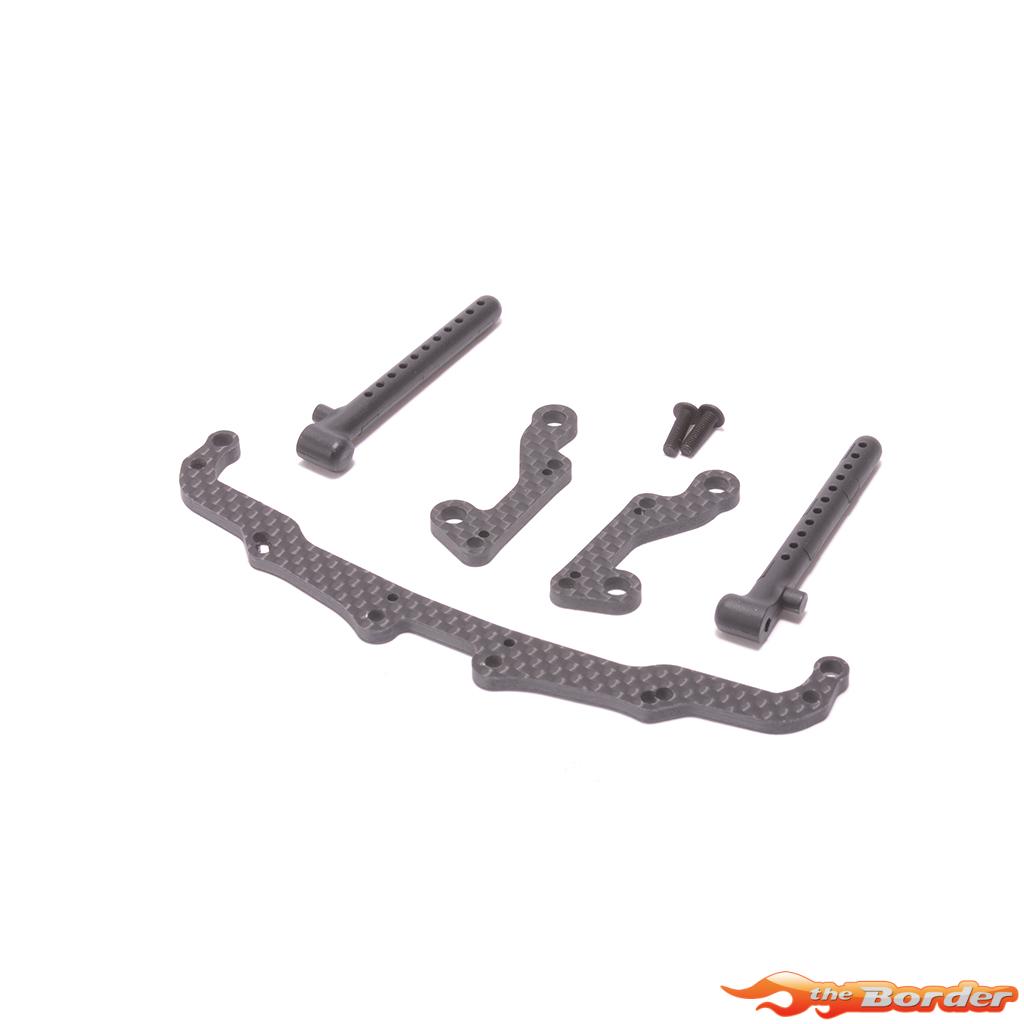 Schumacher C/F Lightweight Rear Shock Mount Set - Mi9 U9078