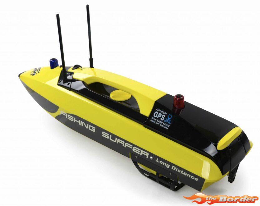Joysway Voerboot Fishing Surfer V2 850MM GPS 2.4G Yellow RTR - Afbeelding 4