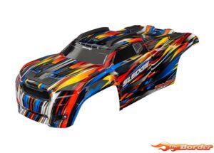 Traxxas Sledge Body Blue (Prepainted, Assembled with body support/mounts) 9511-BLUE