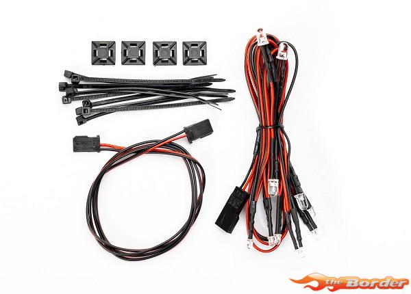 Traxxas Wire Harness, Led Lights/ Zip Ties (8) (Fits #10350 & 10650 Boat Trailer) 10349X