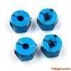 Yeah Racing Alum. Wheel Adapter Set thick 8mm (BU) for All 1/10 Touring Car WA-041