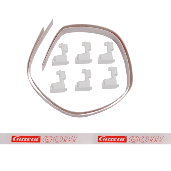 Carrera GO en Digital 143 Vangrails met brede support 88305