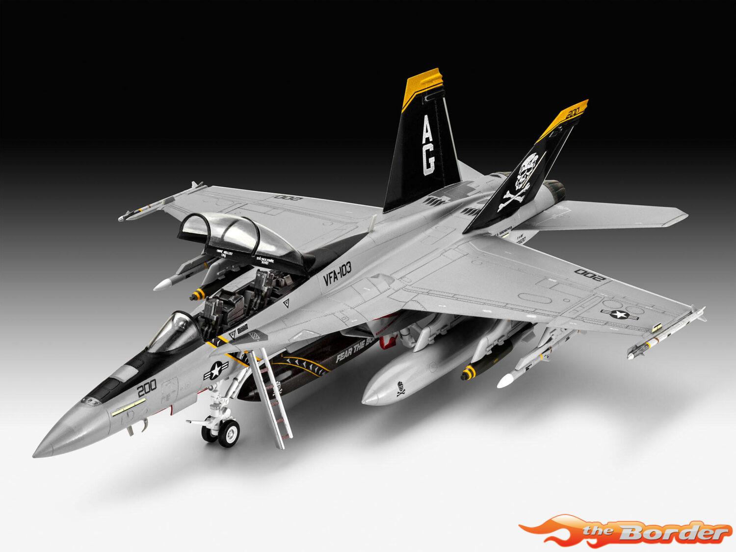 Revell F/A-18F Super Hornet modelbouwpakket 03834 - Afbeelding 3