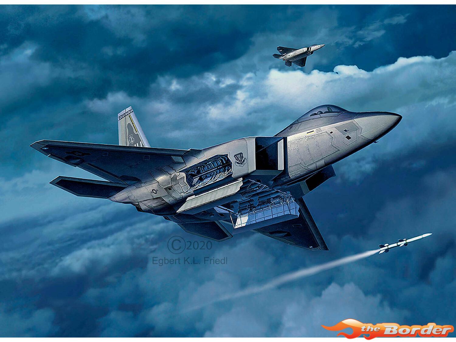 Revell F-22A Raptor modelbouwpakket 03858 - Afbeelding 7