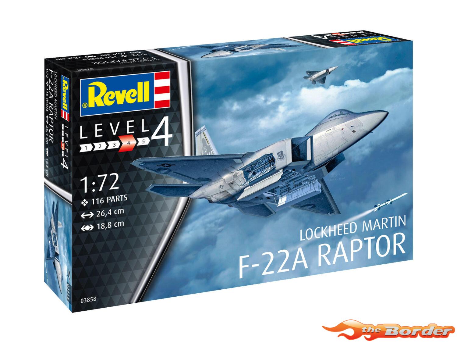 Revell F-22A Raptor modelbouwpakket 03858 - Afbeelding 9