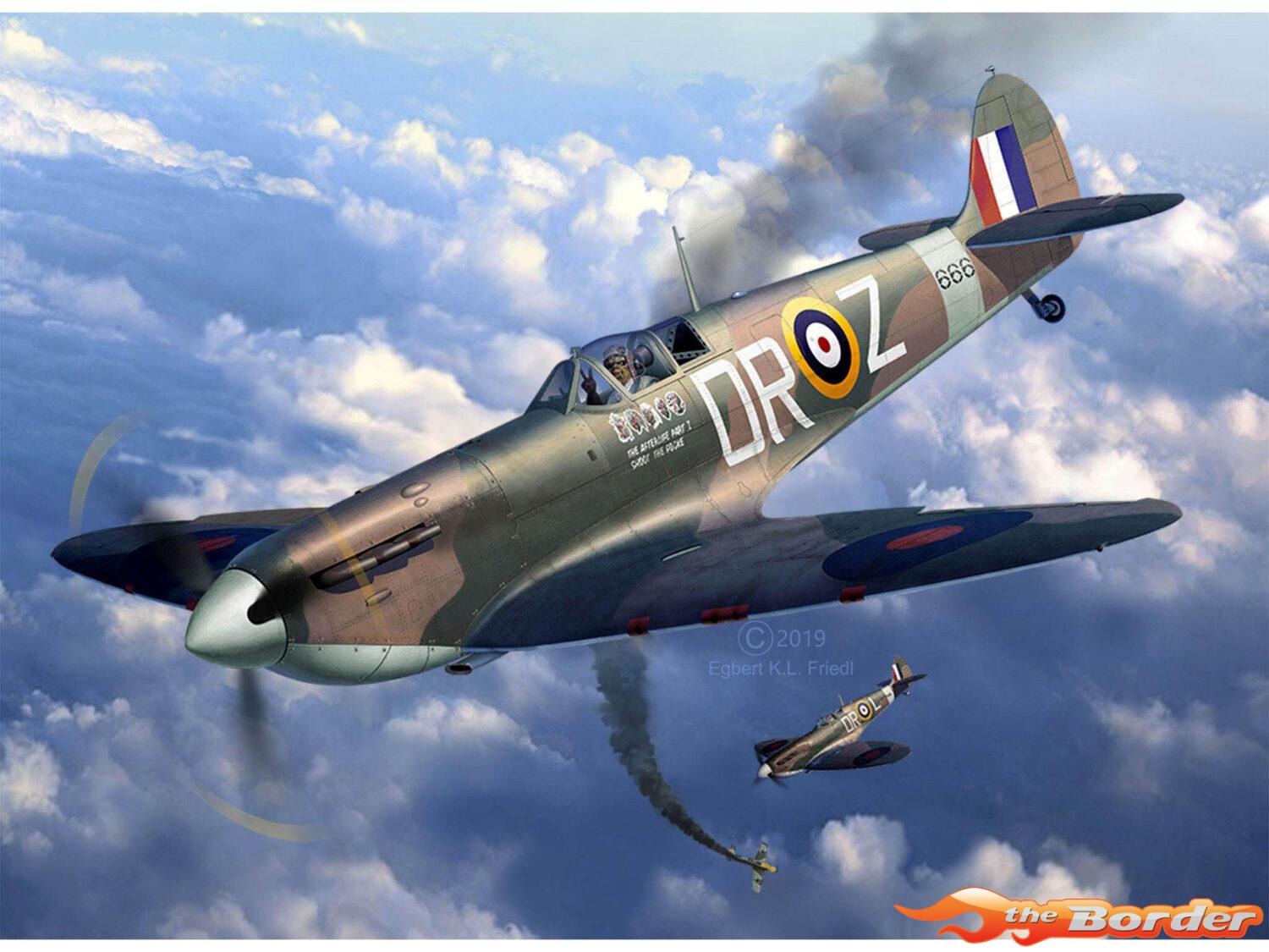 Revell Cadeauset Spitfire Mk.II "Aces High" Iron Maiden modelbouwpakket met basisaccessoires - Afbeelding 3