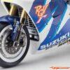 Kyosho 1/8 Scale EP Motorcycles Hanging On Racer SUZUKI RGV 1992 Kit 34935T1B - Afbeelding 4