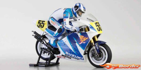 Kyosho 1/8 Scale EP Motorcycles Hanging On Racer SUZUKI RGV 1992 Kit 34935T1B