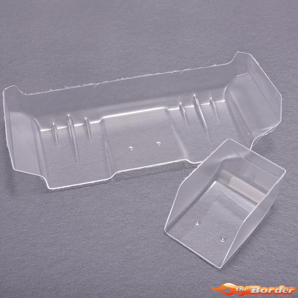 Aerox 1/10 Wide Rear Wing 1mm Clear (2 Part) AX102 - Afbeelding 3