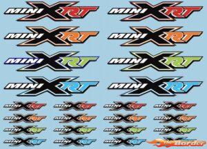 Mini XRT Logo Stickers BRPD1064