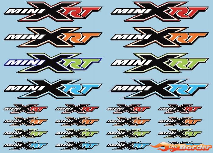 Mini XRT Logo Stickers BRPD1064