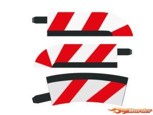 Carrera Binnenrand Streep voor Kombocht 1/30° (6) Eindstukken 20569