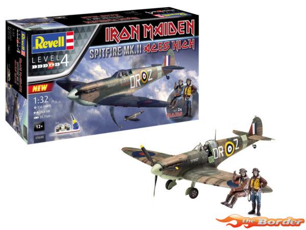 Revell Cadeauset Spitfire Mk.II "Aces High" Iron Maiden modelbouwpakket met basisaccessoires