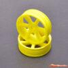 ContactRC JC 6 Spoke 2.2 2WD Front Yellow Wheel (2) - CAT/Cougar 2K CR895 - Afbeelding 3