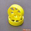 ContactRC JC 6 Spoke 2.2 2WD Front Yellow Wheel (2) - CAT/Cougar 2K CR895