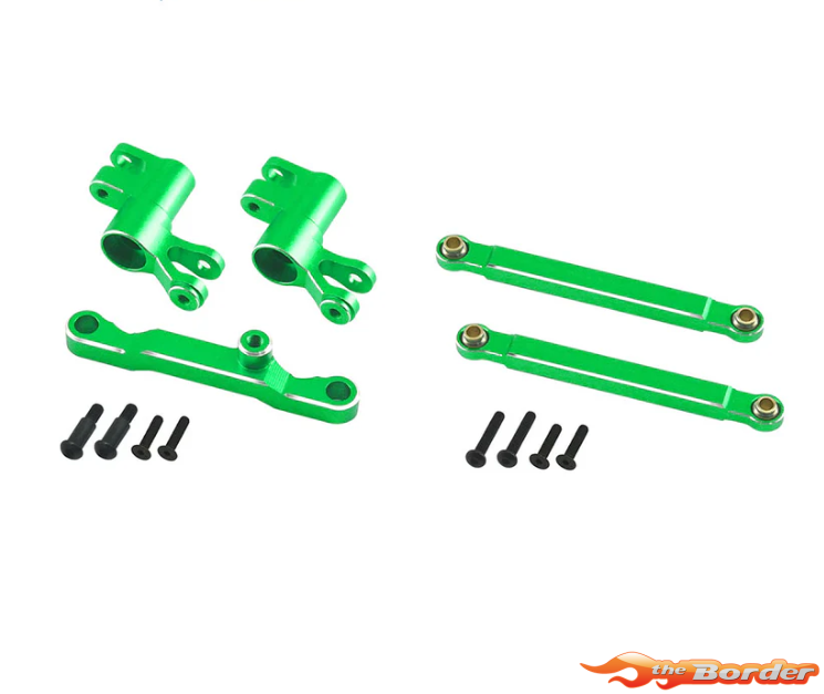 BRP Traxxas Mini Maxx/Slash Green Alum. Servo Steering Set BRPMM004