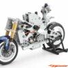 Kyosho 1/8 Scale EP Motorcycles Hanging On Racer SUZUKI RGV 1992 Kit 34935T1B - Afbeelding 9