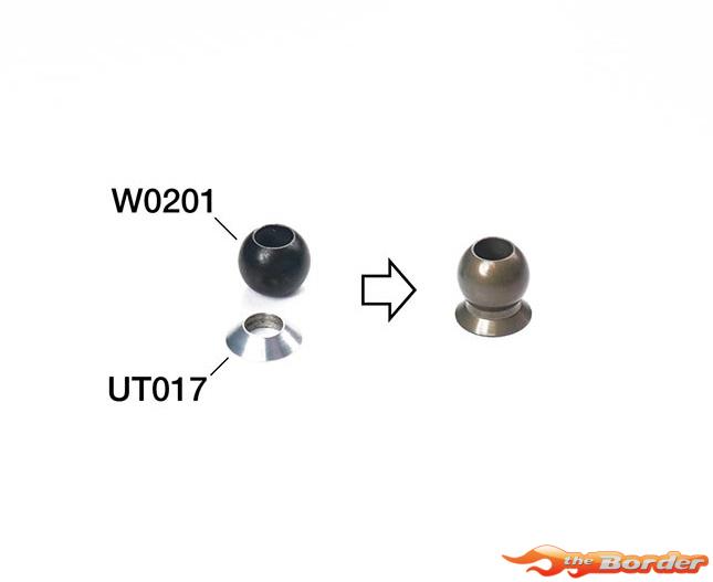 Koswork 5.8mm Hard Anodized 7075 Flanged Pivot Ball (4) KOS04311 - Afbeelding 5