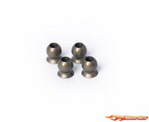 Koswork 5.8mm Hard Anodized 7075 Flanged Pivot Ball (4) KOS04311