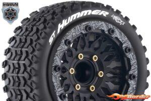 LouiseRC MFT ST-Hummer Tyres for 1/10 Stadium Truck (2) Removable Hex (12mm, 14mm, 17mm) (F/R) LR-T3314SX