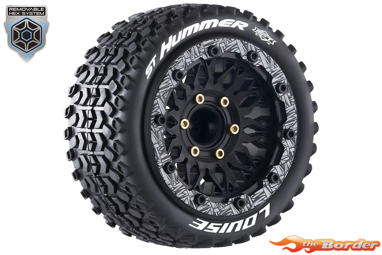 LouiseRC MFT ST-Hummer Tyres for 1/10 Stadium Truck (2) Removable Hex (12mm, 14mm, 17mm) (F/R) LR-T3314SX - Afbeelding 5