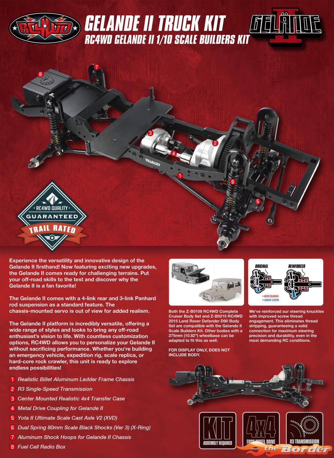 RC4WD Gelande II 1/10 Scale Crawler Kit RC4ZK0071