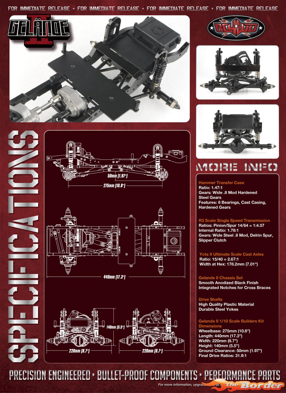 RC4WD Gelande II 1/10 Scale Crawler Kit RC4ZK0071 - Afbeelding 7
