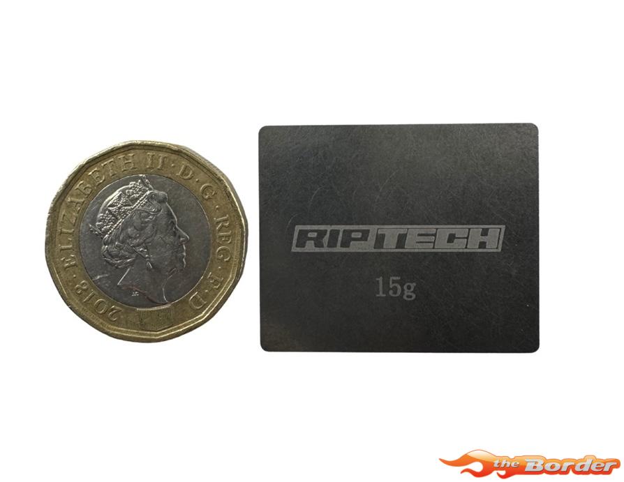 RipTech RC Tungsten Chassis Weight 15g 26x32x1mm RTT015G - Afbeelding 4
