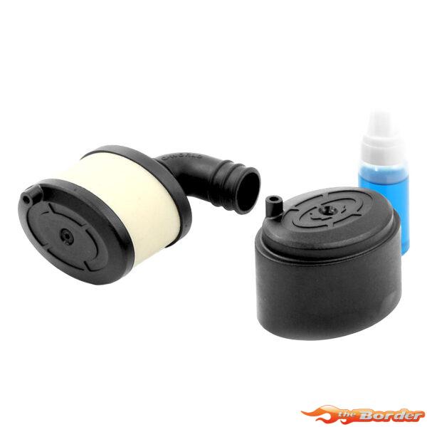 Robitronic Air Filter Set for 1/8 Nitro (incl Oil & Rain Cover) R07108