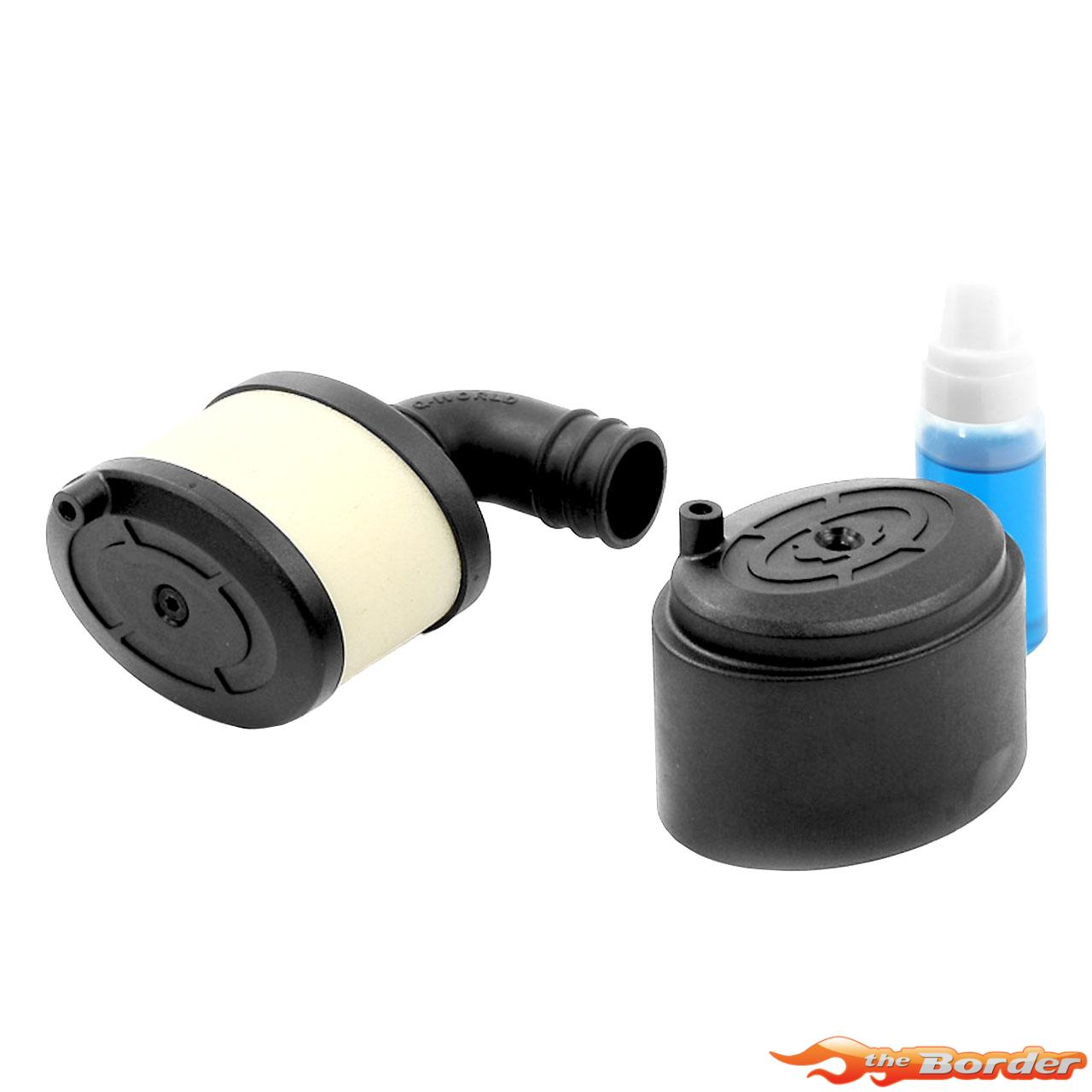Robitronic Air Filter Set for 1/8 Nitro (incl Oil & Rain Cover) R07108