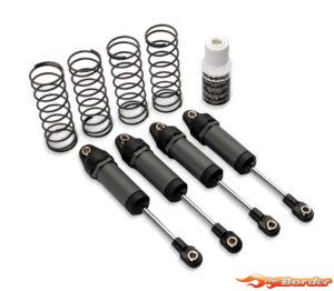Traxxas Black Shocks Long (4pcs) 3760-GRAY