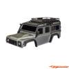 Traxxas Body Land Rover Silver (Complete with plastic, Clipless) 8050-SLVR