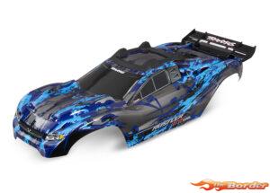 Traxxas Body Rustler 4X4 Vxl Blue/Silver Window Grill Lights Decal Sheet 6717X