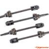 Traxxas Driveshafts Steel Constant-Velocity (4) (Wide Mini Maxx/XRT) 10789X