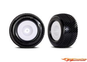 Traxxas Tires & Wheels (White Dish Wheels, Response Pro Tires) Mini XRT 10773-WHT