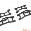 Traxxas WideMaxx Front Upper & Lower HD Suspension Arms - Black 10725-BLK