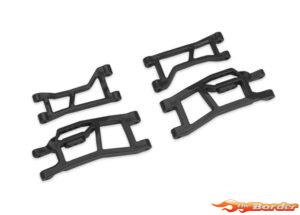 Traxxas WideMaxx Front Upper & Lower HD Suspension Arms - Black 10725-BLK