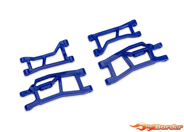 Traxxas WideMaxx Front Upper & Lower HD Suspension Arms - Blue 10725-BLUE